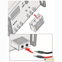 Fluke 6003A-90A - адаптер 90 А и кабели сильного тока