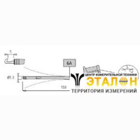 6008-PROB-N зажим (черный)