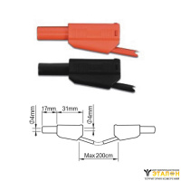 ПрофКиП PTL908-2 измерительные провода 4 мм с двойной изоляцией