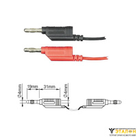 ПрофКиП PTL908-9 измерительные провода 4 мм Male-Male