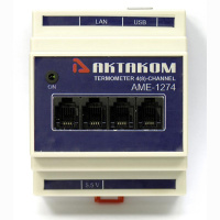 Измеритель температуры сетевой многоканальный USB АМЕ-1274