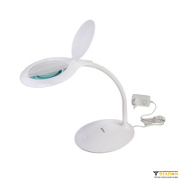Лупа 8611 3D (3 дптр, 127мм) настольная с подсветкой LED