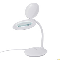 Лупа 8611 3D (3 дптр, 127мм) настольная с подсветкой LED