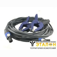 Комплект измерительных проводов длиной 12 м с зажимами типа "крокодил" с шириной схвата до 55 мм - для ИКС-30А и ИКС-40А