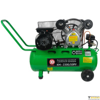 Калибр КМ-2300/50РУ компрессор масляный с ременным приводом