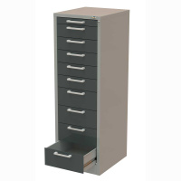 AKIP D10 ESD тумба на 10 ящиков 500x1520x590 мм