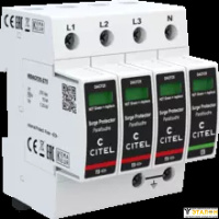 CITEL DACF25S-31-275 УЗИП тип 2 In : 15 - встроеный предохранитель 4 полюса (3+1) (сигнализация визуальная+ дистанционная)
