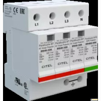 CITEL DS44S-320/G УЗИП Тип 2, Схема (3+1), 4 полюса, TT-TNS, UN230/UC320 Vac, In=20kA, Imax=40kA, Imax total=40kA (сигнализация визуальная + дистанционная)