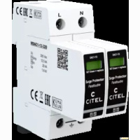 CITEL DAC1-13S-20-320 УЗИП Тип 1+2, Схема (2+0), 2 полюса, TN, 320 Vac, Iimp=12,5kA, In=20kA, Iimp total=25kA (сигнализация визуальная+ дистанционная)