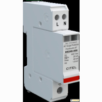 CITEL DS240-400 УЗИП Тип 2, Схема (2+0), 2 полюса, IT, UN230/UC440Vac, In=20kA, Imax=40kA, Imax total=80kA (сигнализация визуальная)