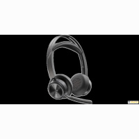 Voyager Focus 2-M UC — Беспроводная гарнитура для ПК и мобильного телефона (Bluetooth, Hybrid ANC, адаптер BT700 USB-С, Microsoft Teams)