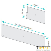 1/2 IPC-LLC-12/L LAB RAL9010 - комплект защитных полипропиленовых панелей 1/2 левый для вытяжных шкафов 1200 мм