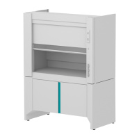 LLC-MPP-15-7 Compact LAB RAL9010 - камера вытяжная лабораторная полипропиленовая комбинированная компактная 1500х700мм