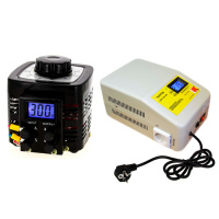 SUNTEK 500ВА (2А, 0-300В) + SUNTEK ЭМ 550 ВА - комплект автотрансформатора ЛАТР однофазного и электромеханического стабилизатора напряжения
