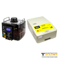 SUNTEK 7000ВА (28А, 0-300В) + SUNTEK ЭМ 8500 ВА - комплект автотрансформатора ЛАТР однофазного и электромеханического стабилизатора напряжения