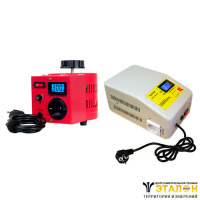 SUNTEK 500ВА RED (2А, 0-300В) + SUNTEK ЭМ 550 ВА - комплект однофазного автотрансформатора ЛАТР и электромеханического стабилизатора напряжения