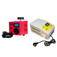 SUNTEK 500ВА RED (2А, 0-300В) + SUNTEK ЭМ 550 ВА - комплект однофазного автотрансформатора ЛАТР и электромеханического стабилизатора напряжения