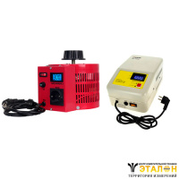 SUNTEK 1000ВА RED (4А, 0-300В) + SUNTEK ЭМ 1000 ВА - комплект однофазного автотрансформатора ЛАТР и электромеханического стабилизатора напряжения