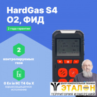 HardGas S4 (O2, ФИД) Газоанализатор портативный многоканальный