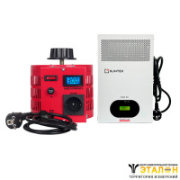 SUNTEK 1000ВА RED (4А, 0-300В) + SUNTEK QUANTUM 1000 ВА - комплект однофазного автотрансформатора ЛАТР и инверторного стабилизатора напряжения