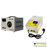 SUNTEK 1000ВА GRAY (4А, 0-300В) + SUNTEK ЭМ 1000 ВА - комплект однофазного автотрансформатора ЛАТР и электромеханического стабилизатора напряжения
