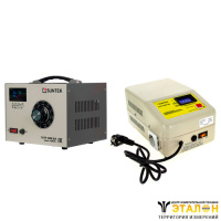 SUNTEK 2000ВА GRAY (8А, 0-300В) + SUNTEK ЭМ 2000 ВА - комплект однофазного автотрансформатора ЛАТР и электромеханического стабилизатора напряжения