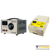 SUNTEK 500ВА GRAY (2А, 0-300В) + SUNTEK ЭМ 550 ВА - комплект однофазного автотрансформатора ЛАТР и электромеханического стабилизатора напряжения