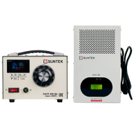 SUNTEK 500ВА GRAY (2А, 0-300В) + SUNTEK QUANTUM 500 ВА - комплект однофазного автотрансформатора ЛАТР и инверторного стабилизатора напряжения