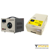 SUNTEK 3000ВА GRAY (12А, 0-300В) + SUNTEK ЭМ 5000 ВА - комплект однофазного автотрансформатора ЛАТР и электромеханического стабилизатора напряжения