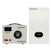 SUNTEK 3000ВА GRAY (12А, 0-300В) + SUNTEK QUANTUM 3000 ВА - комплект однофазного автотрансформатора ЛАТР и инверторного стабилизатора напряжения