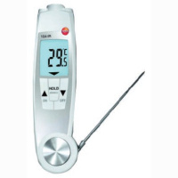 Testo 104-IR - комбинированный термометр для инфракрасных и погружных измерений температуры