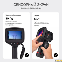Тепловизор RGK TL-480 с поверкой в комплекте с телеобъективом 12&deg; и широкоугольным объективом 48&deg;