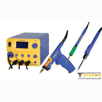 HAKKO FM-206 - многофункциональная 3-х канальная антистатическая паяльная станция