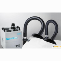 Weller (53664699N). Дымоуловитель Zero Smog 4 V Kit 2 Funnel с вытяжной гибкой трубой (воронка)
