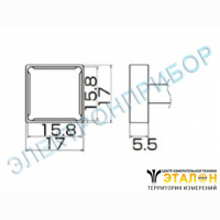 T12-1208 - паяльная сменная композитная головка для станций FX-950/ FX-951/FX-952/FM-203