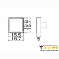 T12-1207 - паяльная сменная композитная головка для станций FX-950/ FX-951/FX-952/FM-203