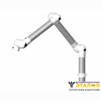 Alsident 75-5545-1-5. Дымоприемник 3-секционный белый настольный (без раструба)