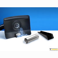 Alsident 1-50-33. Набор дымоприемника 50 мм, экран черный 50-280 мм, подставка