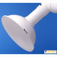 Alsident 1-10035-7-5. Раструб дымоприемника белый, колпак 100-385 мм