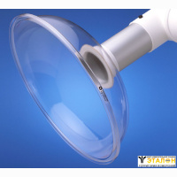 Alsident 1-10050-5. Раструб дымоприемника, колпак прозрачный 100-500 мм