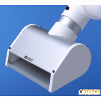 Alsident 1-7525-5. Раструб дымоприемника щелевой 75-250 мм, белый фланец