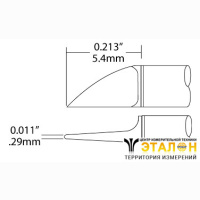 Metcal UFT-6PW2954C. Паяльное жало для CV-UFT нож 0.29 &times; 5.4 мм (комплект)