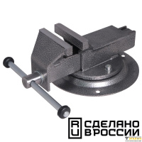 Калибр ТПСН-100ИС, Россия тиски слесарные поворотные