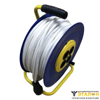 SUNTEK ПВС-ВП 3х2,5 черный 30м - удлинитель на металлической катушке 4-местный