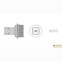 Weller ND05 (T0058736843N). Насадка прямая 10,7 мм для термофенов HAP