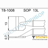 T8-1008 - паяльные сменные композитные головки для термопинцета FМ-2022