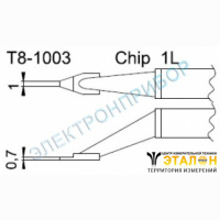 T8-1003 - паяльные сменные композитные головки для термопинцета FМ-2022