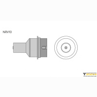 Weller NRV10 (T0058750772N). Насадка прямая 10 мм для термофенов HAP