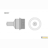 Weller NRV07 (T0058750770N). Насадка 7,0 мм прямая для термофенов HAP