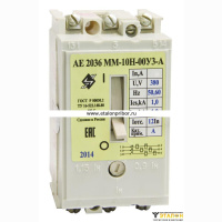 Автоматический выключатель AE 2036ММ-20Н-00У3-А-50А-12In